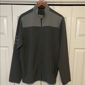 Adidas Men's Two-Tone Gray Windbreaker Size Medium